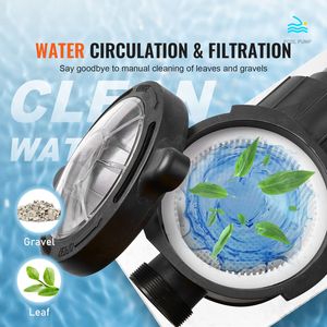 Bomba para Piscina de 1 HP, 80 GPM, Velocidad Única, 120V, 3450 RPM, 36 pies Máx. Bomba de Agua para Piscina Elevada con Alcance Máximo de 36 pies Elevación de Cabeza - Product Image 6