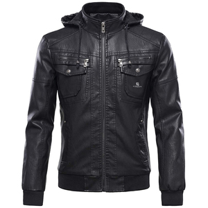 Blouson en Cuir Véritable Vintage pour Homme, Style Motard Classique, Vêtement d'Extérieur Décontracté d'Hiver, Streetwear, Fabricant 2026 - Product Image 1