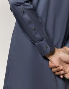 Costume Shalwar Kameez décontracté pour homme, fabrication professionnelle, ensemble 2 pièces à manches longues avec boutons, style traditionnel - Product Image 3