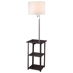 Lampada da Tavolo Quadrata da 58 Pollici con Stazione di Ricarica, Lampada da Terra per Divano - Product Image 1