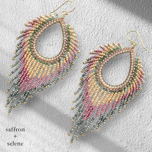 Custom Logo <b>Beaded</b> Earrings Personalized <b>Beaded</b> Earrings Smooth Finish <b>Beaded</b> Earrings Factory <b>Direct</b> Wholesale <b>Beaded</b> Earrings - Product Image 1