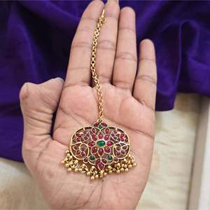 Kemp Semi Bridal Necklace Set-Rose Gold Antique Gold 24K Gold & Rhodium Plated Fine Jewelry - Product Image 6