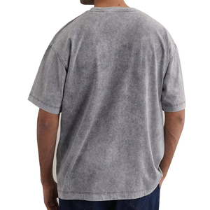 Camisetas Premium para Hombre, Prelavadas, de Spandex/Poliéster, con Relieve Frontal, Tejido Suave y Transpirable, Estilo Casual y de Negocios, Talla Grande - Product Image 5