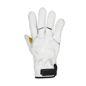 Gants mécaniques en cuir de chèvre de qualité supérieure, résistants à l'abrasion, doux et confortables, pour une protection des mains optimale. - Product Image 4
