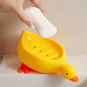 Porte-savon Canard Mignon avec Plateau d'Égouttement Intégré, Organisateur de Salle de Bain pour Évier et Comptoir, Nouveau Design Personnalisé - Product Image 4