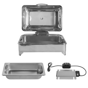 Scaldavivande Elettrico 24 Ore (9L/9.5QT) con Controllo Automatico della Temperatura e Coperchio in Vetro - 400W 110V - Product Image 1