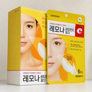 Herramientas y accesorios de belleza, Parches de Vitamina C Lemona, 6 hojas x 6 paquetes - Product Image 1