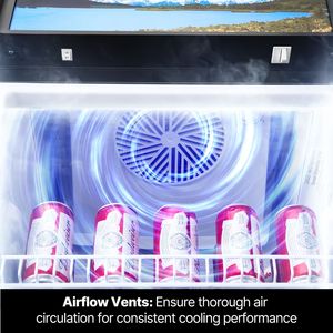 Frigorifero Espositore Commerciale con Porta in Vetro da 6.9 CU.FT, Congelatore per Bevande - Product Image 4