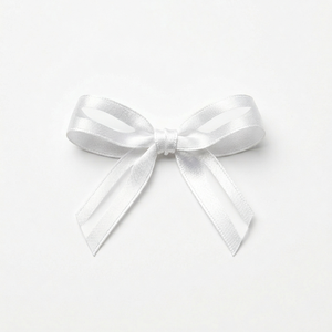 Ruban satin blanc simple face 3 mm en stock – Fournisseur pour cartes de mariage, boîtes à gâteaux, emballage cadeau, couture, artisanat, décoration DIY - Product Image 3