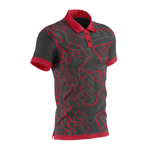 Polo de Punto Estampado Premium para Hombre, Ropa Deportiva de Secado Rápido, Proveedor de Logotipos Personalizados, Polo de Punto Estampado para Hombre de Alta Calidad al por Mayor - Product Image 3