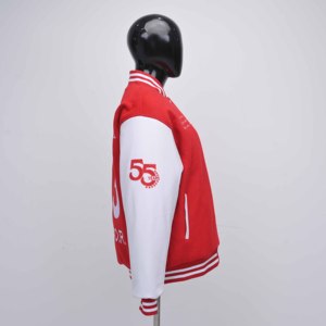 แจ็คเก็ตวาร์ซิตี้ผู้ชายสไตล์เท่ห์สำหรับฤดูหนาว ระบายอากาศได้ดี ผลิตจากผ้าขนสัตว์ 100%  รับสั่งทำสีตามต้องการสำหรับวัยรุ่น - Product Image 5