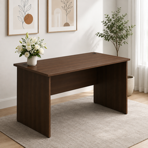 Sleek Modern Rectangular Wood Office <b>Desk</b> Stable Minimalist Design Commercial Use Office Stations Home <b>Study</b> Environments Office - Product Image 1