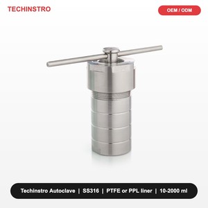 Autoclave Hidrotermal de Laboratorio TECHINSTRO, Reactor con Revestimiento de PTFE o PPL, Acero Inoxidable 316, de 10ml a 2000ml, Equipo de Síntesis para Laboratorio, India - Product Image 1