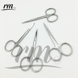 Ciseaux à cuticules professionnels incurvés de précision en acier inoxydable pour droitiers, par March Expo RMI Wholesale - Product Image 5