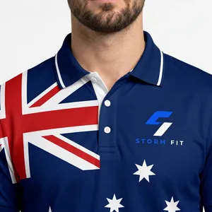 Camiseta de Manga Corta para Hombre, de Secado Rápido, Transpirable, 100% Poliéster, Tejido de Punto, Estampado por Transferencia de Calor, Estilo Urbano, Corte Regular, Personalizable - Product Image 4