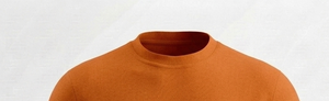 Camiseta de Hombre Naranja de Manga Corta con Cuello Redondo, Tejida en 100% Algodón Transpirable, Corte Regular, Diseño Sólido con Letras Pintadas a Mano y Dibujos Animados - Product Image 4