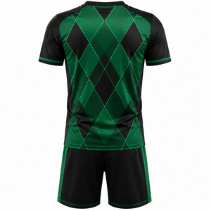 Proveedor de Uniformes Deportivos de Fútbol Personalizados, Pantalones Cortos de Fútbol, Uniformes de Equipo OEM de Fábrica, Secado Rápido, 100% Poliéster, Impresión por Sublimación - Product Image 2