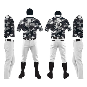 Custom Color Sports Team Men Baseball Uniform New Arrival Custom Made Sports Baseball Uniform for Sale Pakistan OEM Serviced - Product Image 1
