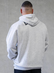 Men Pullover Hoodie Factory Custom Logo Blank Regular Fit Hoodie Unisex for Sweatshirt Cotton Drop Shoulder Pullover Hoodie - Product Image 3