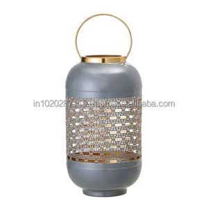 Bougeoir votif en fer avec des courbes élégantes et un travail découpé au laser parfait pour les autels spirituels ou les thèmes de décoration de temple - Product Image 2