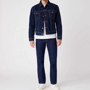 Chaqueta de Mezclilla para Motocicleta de Invierno para Hombre, Manga Larga, Algodón Orgánico Teñido, Impermeable, con Botones, Corte Ajustado, Informal, Deportiva - Product Image 3