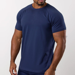 Camisetas de Gimnasio Personalizadas para Hombre, 100% Algodón Tejido, Impresión de Logotipo Personalizado, Ropa Deportiva, Anti-Pilling, Secado Rápido - Product Image 1