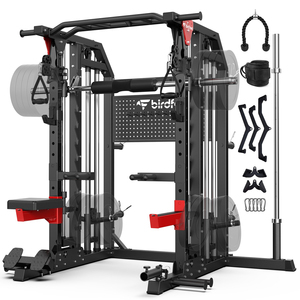 Best Home Gym System Workout Station Smith Machine <b>Power</b> <b>Cage</b> Exercise Equipment - Product Image 1