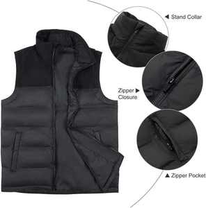 Top Selling Custom Puffer <b>Vest</b> for <b>Men</b> Winter Puffer <b>Vest</b> Bubble Coat <b>Men</b> <b>Vest</b> Thick Breathable Cotton Padded Puffer <b>Vest</b> - Product Image 4