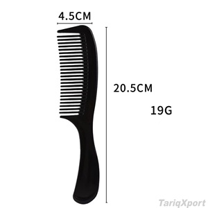 หวีหนีบผมตรงคุณภาพสูงแบบคลาสสิก ผลิตจากพลาสติกอย่างดี สำหรับใช้ในบ้านและเชิงพาณิชย์ ขนาดใหญ่ พร้อมหางหวีสำหรับจัดแต่งทรงผมสำหรับผู้หญิง - Product Image 4