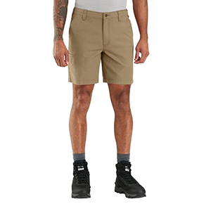 Shorts Bermuda Homme Kaki Taille Mi-Haute 100% Polyester Séchage Rapide Tissu Tricoté Décontracté Sportif Cordon de Serrage Motif Camouflage Poches - Product Image 5