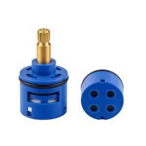 Cartucho de latón Tik Tik de cuatro orificios, diseñado con precisión, construcción duradera, control de flujo de agua suave, resistente a la corrosión - Product Image 5