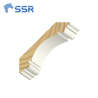 Moulures de plafond en bois de pin SSR, MDF, PVC pour la décoration intérieure et l'utilisation dans le bâtiment