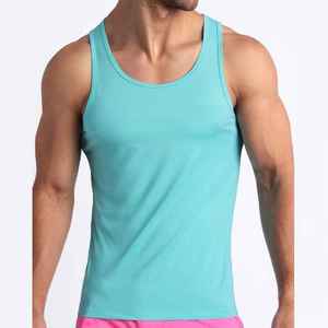 Breathable <b>Singlet</b> Stringer Muscle Fit Tank Tops Fitness Workout Custom Design <b>Men</b> Gym Workout Tank Top - Product Image 5