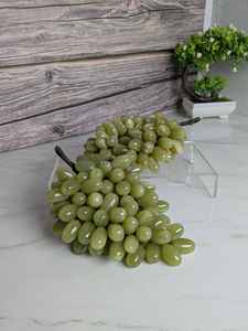 Uvas de Mármol Verde Ónix Hechas a Mano, Racimo Decorativo de Piedra, 100 Cuentas, Decoración de Lujo para Cocina y Mesa del Hogar - Product Image 4