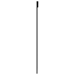 ประตูบานเลื่อนกระจก ESG สีดำ ขนาด 35.4"x80.7" พร้อมกรอบอลูมิเนียม - Product Image 4