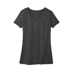2026 <b>Top</b> selling and <b>Women's</b> V-Neck Short Sleeve Knitted Solid Color Casual T-Shirt Regular Fit All Seasons Use T Shirts - Product Image 1