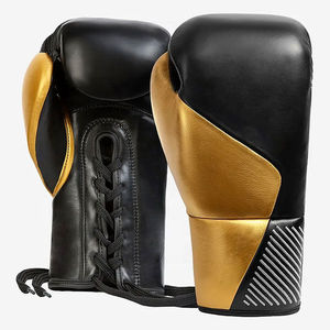 Gants d'entraînement de boxe en cuir à faible MOQ avec des prix raisonnables, personnalisables avec logo, pour arts martiaux et entraînement MMA. - Product Image 3