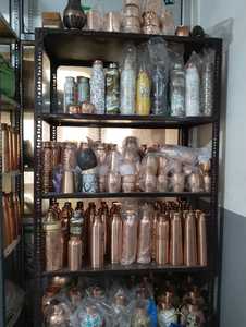 Bouteille de bière en cuivre artisanale indienne, design classique, étanche et sans danger pour les aliments, grande capacité, cadeau pour les occasions professionnelles - Product Image 6