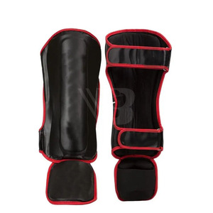 Veekend Bazar - Protectores de Espinillas para MMA, Neopreno/EVA/Poliéster, Transpirables, Ecológicos, Lavables, Cierre a Presión, Equipo de Protección 3D para Boxeo - Product Image 6
