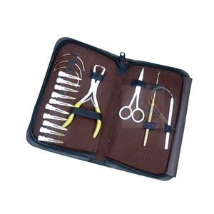 Kit d'outils professionnels haut de gamme pour extensions de cheveux – Pinces, outils à boucles, ciseaux et pinces personnalisables pour salon et usage domestique - Product Image 5