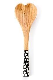 Cuillère en bois avec résine époxy |   Cuillère de cuisine et de service en bois artisanale - Product Image 3