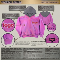 Sweat-shirts en molleton surdimensionnés pour hommes, de haute qualité, personnalisés, vintage, avec fermeture éclair, broderie effet vieilli motif araignée, 100% coton, pour l'hiver