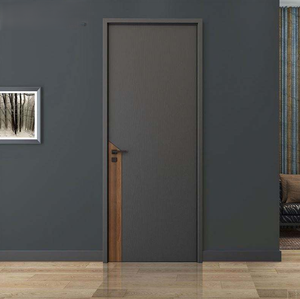 Puerta Interior de Madera MDF de Alta Calidad, Apertura Push-Pull, Resistente al Agua y a las Termitas, OEM/ODM Disponible, Fabricada para Villas y Escuelas - Product Image 2