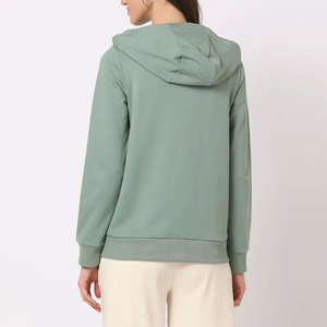 Nouveau style de sweat à capuche décontracté uni pour femme, en tissu de qualité supérieure à séchage rapide, disponible à la vente, faible MOQ, service OEM - Product Image 2