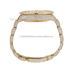 Offre en gros : Montre-bracelet mécanique pour homme en acier inoxydable 41 mm, logo personnalisé, style hip-hop, analogique, luxe, antique, étanche 100 bars - Product Image 6