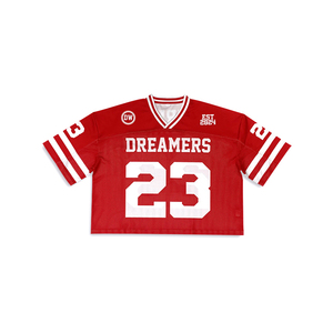 Camiseta Deportiva Personalizada para Hombre, Estilo Boxy, de Malla de Poliéster, con Logotipo Estampado, para Fútbol - Product Image 1
