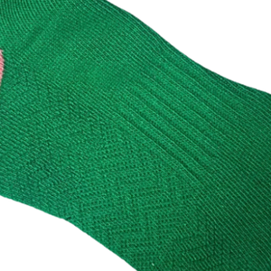 AKA Crew <b>Socks</b> Pink Green Premium Cotton Blend Stretch Ribbed Mid Calf Sports Casual Comfortable Everyday <b>Socks</b> - Product Image 5