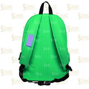 Mochila cómoda y hermosa de gran capacidad con cierre de cremallera, bolso unisex de material poliéster con bolsillos laterales dobles. - Product Image 3