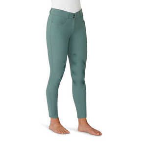 Leggings d'équitation pour femme en promotion, vêtements d'équitation sur mesure, collants de course avec fente en silicone intégrale et poche latérale - Product Image 3