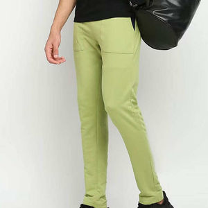 Pantalones de Lona para Hombre, Diseño Personalizado, Último Estilo, Lavado Oscuro, Cintura Elástica, Servicio OEM, Tela de Algodón, Corte Recto, Rayas Curvas - Product Image 5